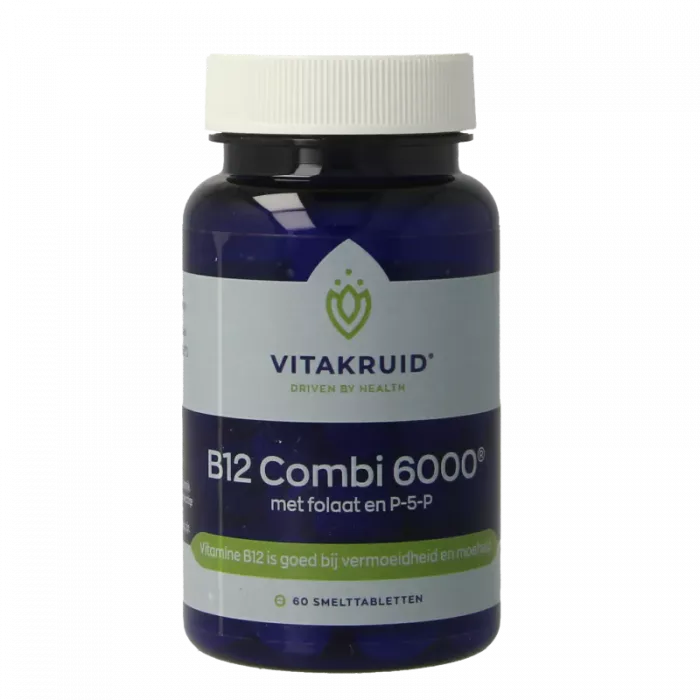 Vitakruid Methyl 3000 en Adenosyl 3000 Combi Vitamine B12 met Foliumzuur