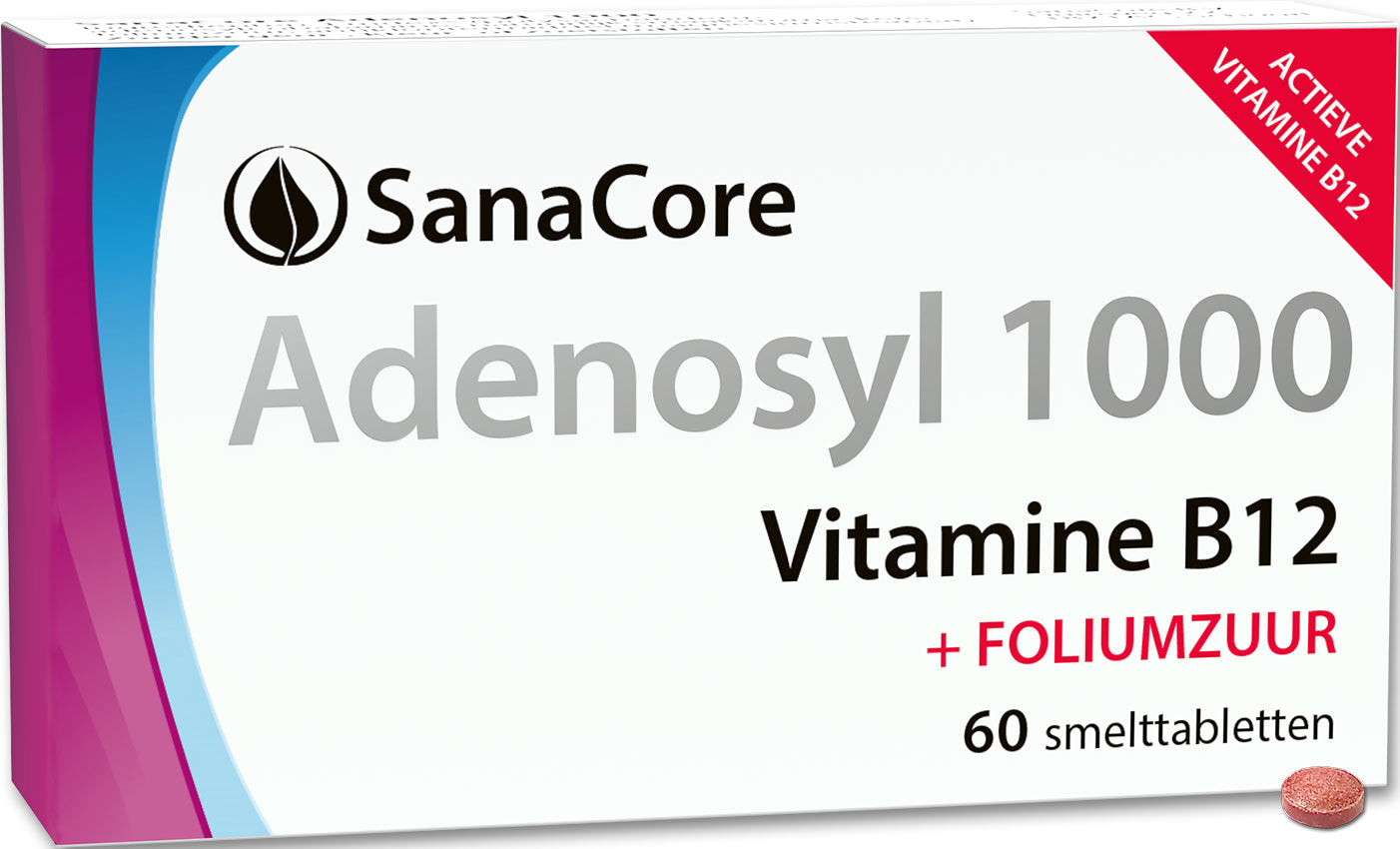 SanaCore Adenosyl 1000 Vitamine B12 (met foliumzuur)
