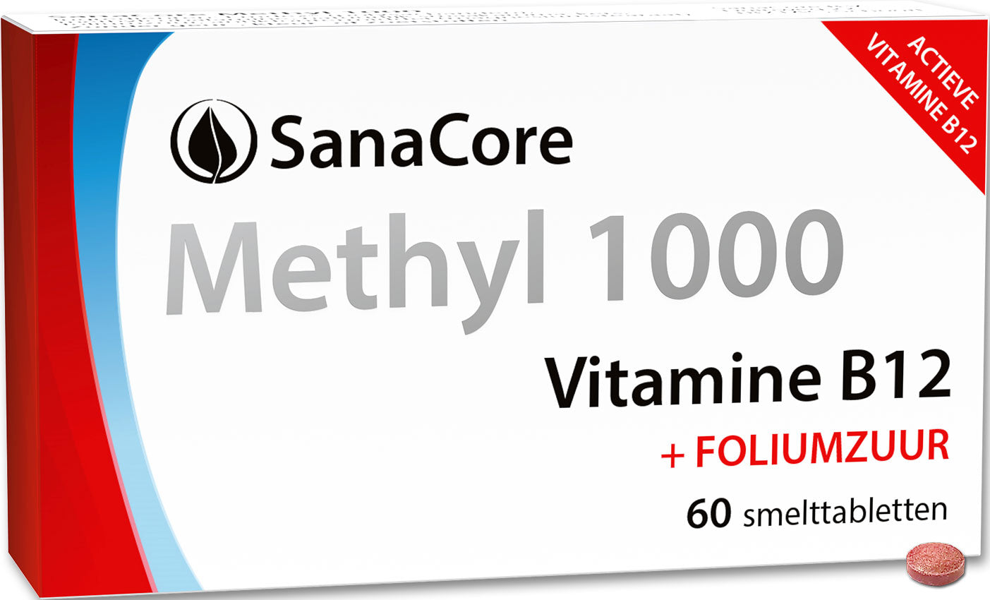 SanaCore Methyl 1000 Vitamine B12 (met foliumzuur)