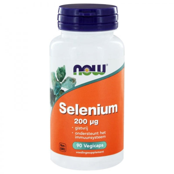 NOW Selenium Gistvrij 200 mcg