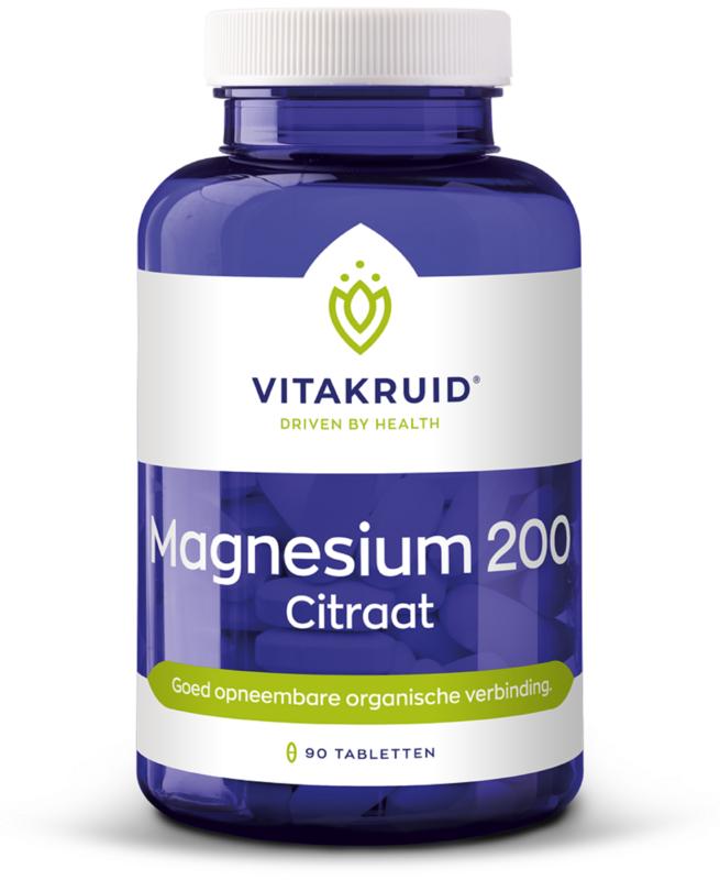Vitakruid Magnesium Citraat 200 mg