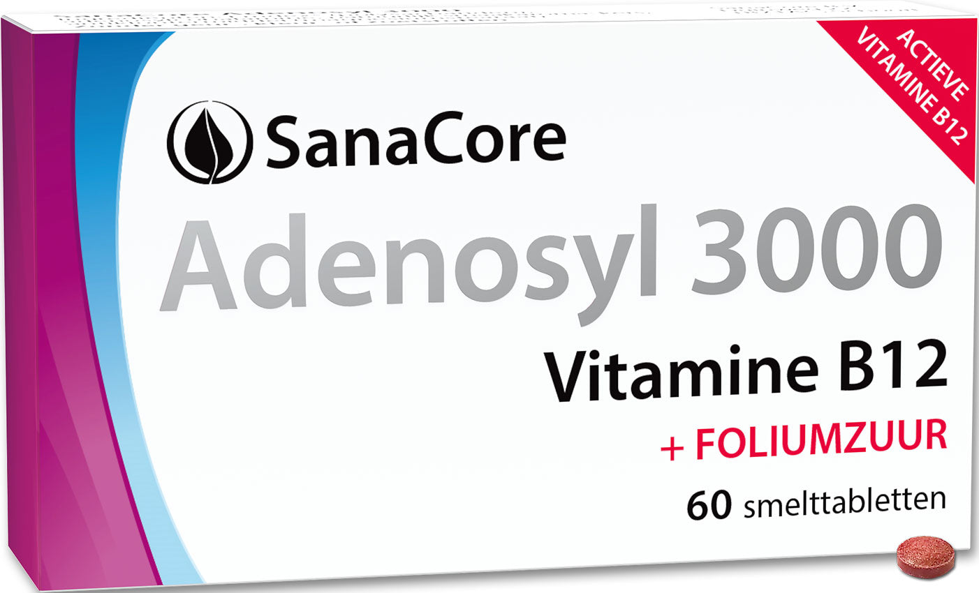 SanaCore Adenosyl 3000 Vitamine B12 (met foliumzuur)