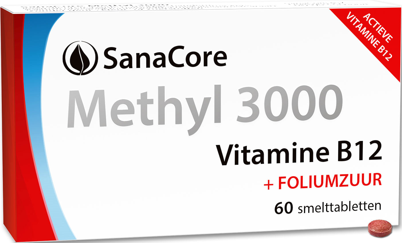 SanaCore Methyl 3000 Vitamine B12 (met foliumzuur)