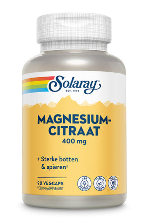 Solaray Magnesium Citraat 400 mg